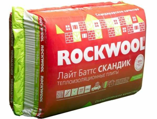 Rockwool Лайт Баттс Скандик 30 кг/м3